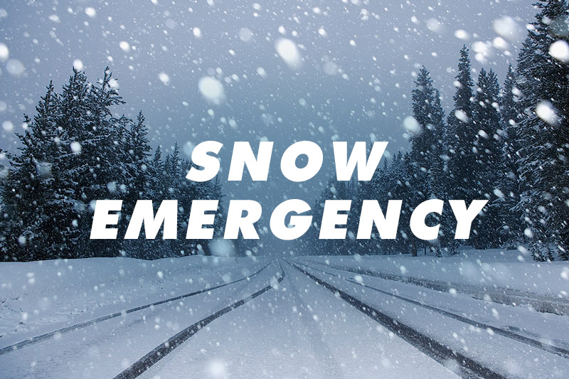 Snow Emergency Text