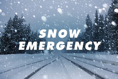Snow Emergency Declared 2/16/2024- 10:00 PM
